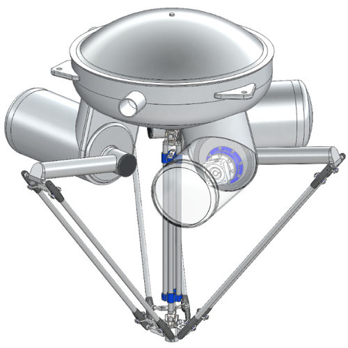 Robot delta - D4-650-HD021-RH090 - Codian Robotics - 4 ejes / pick and place / para la industria agroalimentaria