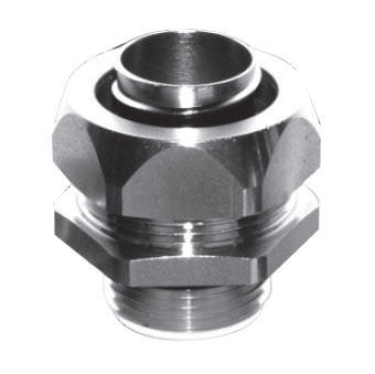 Racor hidráulico - ø 3/8 - 2 in, IP68 | LMSS Series  - REMKE - de rosca / de acero inoxidable / flexible
