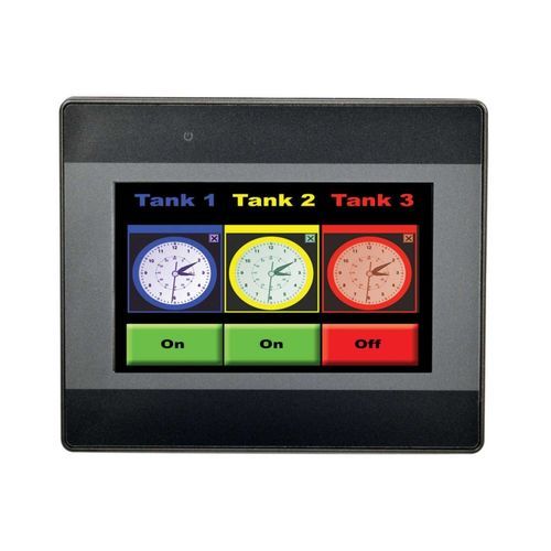 HMI con pantalla táctil resistiva - HMI5043LB - Maple Systems - empotrable / 480 x 272 / RISC
