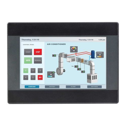 HMI con pantalla táctil resistiva - HMI5070B - Maple Systems - empotrable / 800 x 480 / RISC