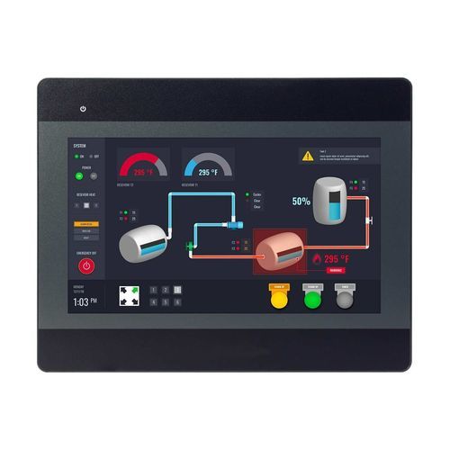 HMI con pantalla táctil resistiva - HMI5100B - Maple Systems - empotrable / 1024 x 600 / RISC