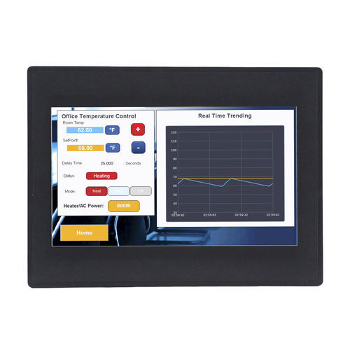 HMI con pantalla táctil resistiva - HMC2070A-M - Maple Systems - empotrable / 800 x 480 / RISC