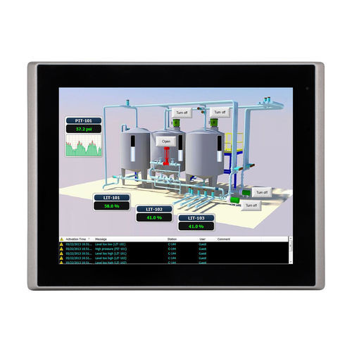 Panel PC TFT LCD - OMI6812B - Maple Systems - con pantalla táctil resistiva / 12" / Intel® Apollo Lake