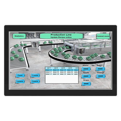 Panel PC de LCD - PC1221AP - Maple Systems - con pantalla táctil capacitiva / 21" / Intel® Apollo Lake