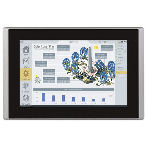 Monitor TFT-LCD - MON6010APHEB - Maple Systems - con tecnología capacitiva proyectada / industrial / para obra de construcción