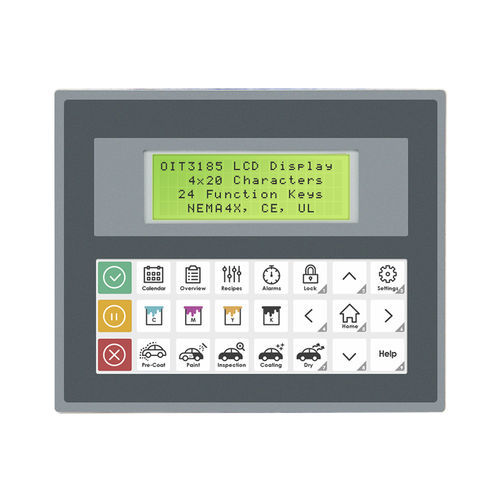 Visualizador LCD - OIT3185-A00 - Maple Systems - alfanumérico / 5 x 7 / de 4 líneas
