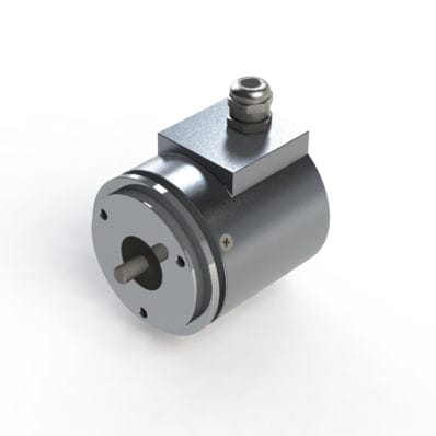 Encoder rotativo incremental - AWI 58 H  - Hohner Elektrotechnik GmbH - mecánico / con eje macizo / con brida