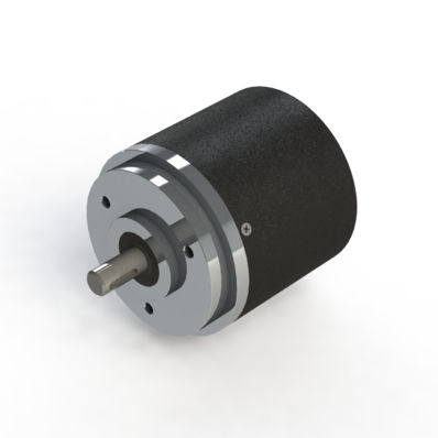 Encoder rotativo absoluto - AWA 90  - Hohner Elektrotechnik GmbH - mecánico / 12 bits / con eje macizo