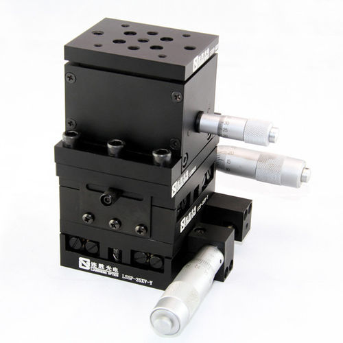 Platina de posicionamiento XYZ - LSSZ-03-10 - Jiangxi Liansheng Technology Co., Ltd. - manual / con micrómetros