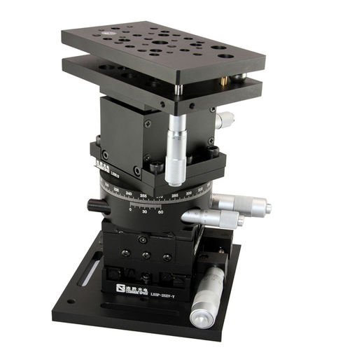 Platina de posicionamiento XYZ - LSSZ-06-01 - Jiangxi Liansheng Technology Co., Ltd. - rotativa / manual / 3 ejes