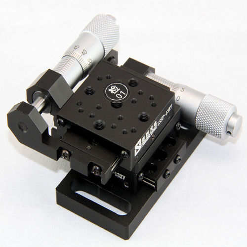 Platina de posicionamiento XY - LSSZ-02-02 - Jiangxi Liansheng Technology Co., Ltd. - manual / 2 ejes / con micrómetros