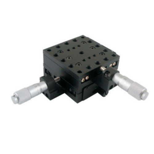 Platina de posicionamiento XY - LSSZ-02-09 - Jiangxi Liansheng Technology Co., Ltd. - manual / 2 ejes / con micrómetros