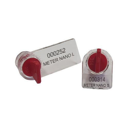 Precinto de seguridad de policarbonato - METER NANO S y L  - ROYAL PACK - de hilo de metal / resina / para extintor