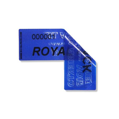 Etiqueta de seguridad - ROYAL PACK - de plástico / en rollo / de protección