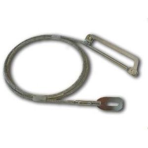 Precinto con cable de alta seguridad de plástico - AIRLINE - ROYAL PACK - de acero / de escayola