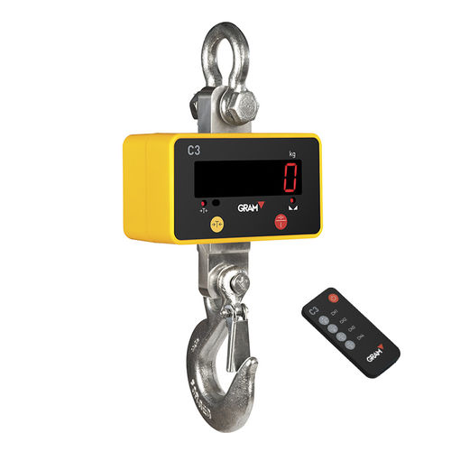 Gancho pesador digital - Gram Lite C3 - Gram Group - con pantalla LED / con batería recargable