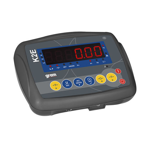 Indicador de pesaje con visualizador led - Gram  K2E  - Gram Group - empotrable / de pared / RS-232