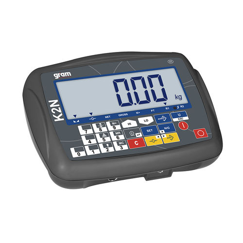 Indicador de pesaje visualizador LCD - Gram  K2N  - Gram Group - empotrable / de pared / multifunción