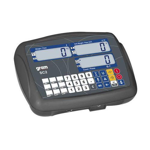 Indicador de pesaje visualizador LCD - Gram SC2  - Gram Group - empotrable / RS-232 / a distancia