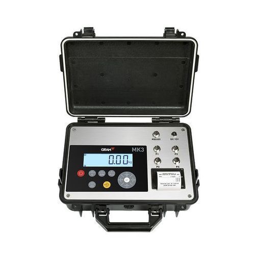 Indicador de pesaje con impresora integrada - GRAM MK3 Printer Indicator - GRAM - visualizador LCD / portátil / con batería