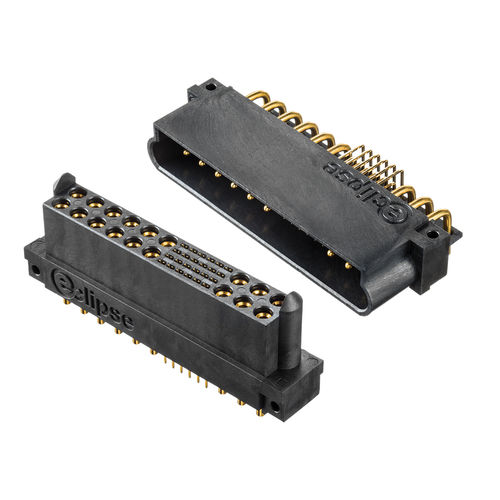 Conector de alimentación eléctrica - EC Series - Positronic Industries - PCB / rectangular / hembra