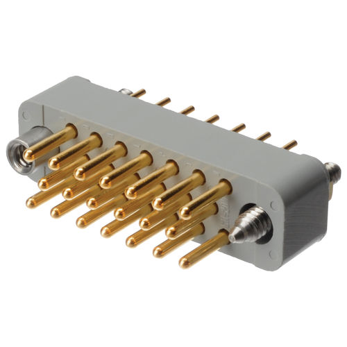 Conector recto - GAP Series - Positronic Industries - de alimentación eléctrica / PCB / rectangular