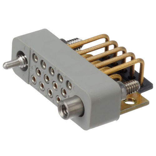 Conector rectangular - SMPL Series - Positronic Industries - de alimentación eléctrica / PCB / en ángulo recto