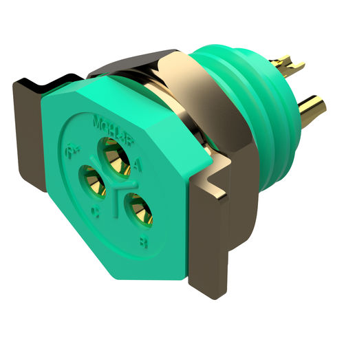 Conector microminiatura - MGH Series - Positronic Industries - de alimentación eléctrica / circular / hexagonal