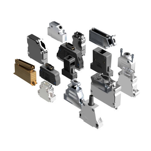 Tapa de conector D-Sub - Backshells - Positronic Industries - con blindaje CEM / de metal / de aluminio