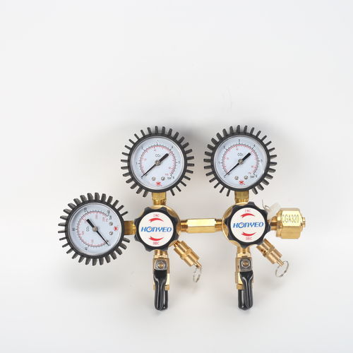 Regulador de presión de gas - YQJX-N1/-N2 - Xuzhou Hongye Apparatus & Instrument Co.,LTD - para CO2 / de diafragma / de latón