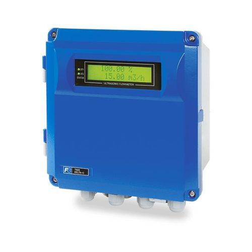 Caudalímetro de ultrasonido de tiempo de tránsito - DELTA-C FSV-L-1 - FUJI ELECTRIC France - volumétrico / para agua / para aguas residuales