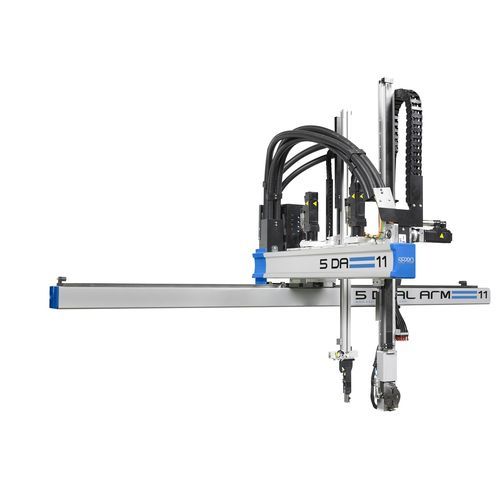 Robot cartesiano - 5 Dual Arm  - SEPRO ROBOTIQUE - 5 ejes / de descarga / para recogida de mazarota