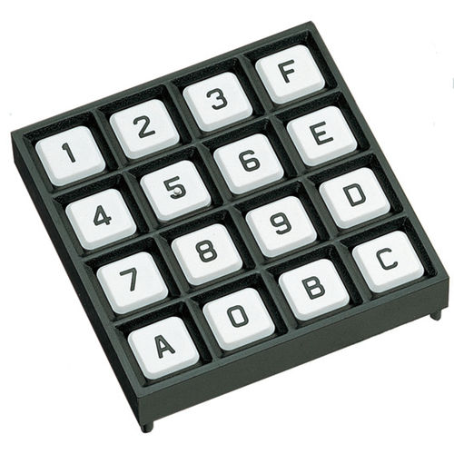 Teclado numérico 12 teclas - 83 series - Grayhill - 16 teclas / empotrable
