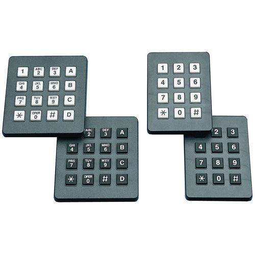 Teclado empotrable - 96 series - Grayhill - de tecla mecánica / 16 teclas / 12 teclas