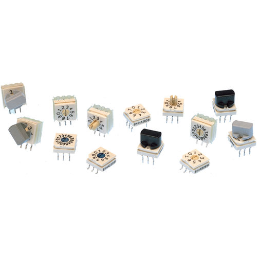 Interruptor rotativo - 94H series - Grayhill - DIP / unipolar / cerrado
