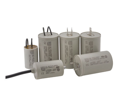 Condensador eléctrico de película de sulfuro de fenileno metalizado - CMRW - WEG Gear Systems GmbH - cilíndrico / patrón / de corriente