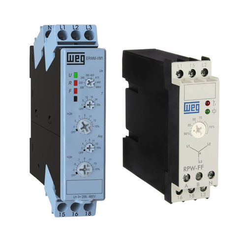 Relé de vigilancia de fase - RPW - WEG Gear Systems GmbH - de fases / de ausencia de fases / de secuencia de fases