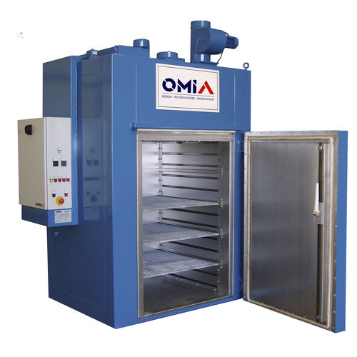 Horno de carro - OMIA - de secado / de polimerización / eléctrico