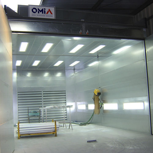 Cabina de pintura para metalización - OMIA - cerrada / para piezas de recambio / para vehículos