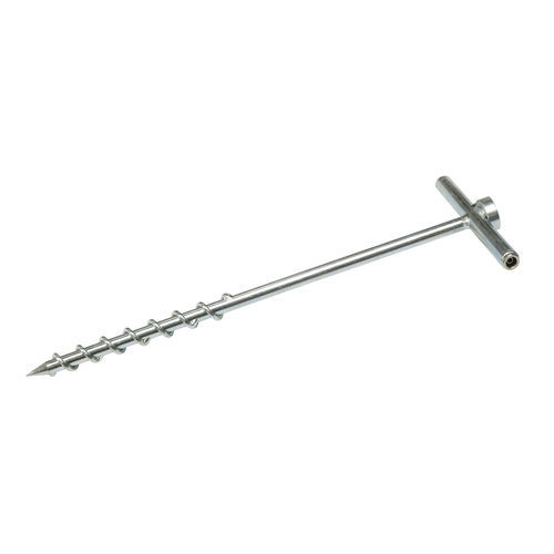 Pica de toma de tierra de acero galvanizado - 2223DRILL - ELECTRO PJP - redonda / simple