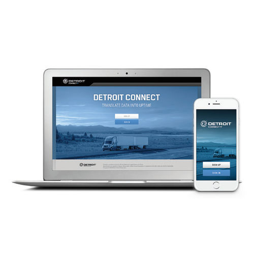 Suite de software para gestión de flota de vehículos - Detroit Connect® - Detroit demand performance - para la gestión del rendimiento / de gestión de combustible / de análisis de rendimiento