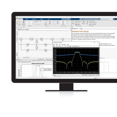 Software de simulación - DSP System Toolbox™ - The MathWorks - de visualización / de diseño / de prototipado rápido