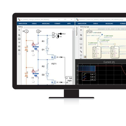 Software de simulación - Simscape™ - The MathWorks - de modelización / Hardware-in-the-Loop