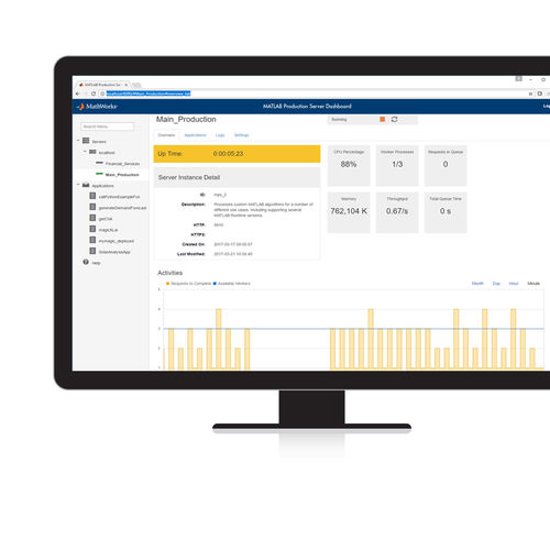 Software de base de datos - MATLAB Production Server™ - The MathWorks - servidor / procesos basados en la web