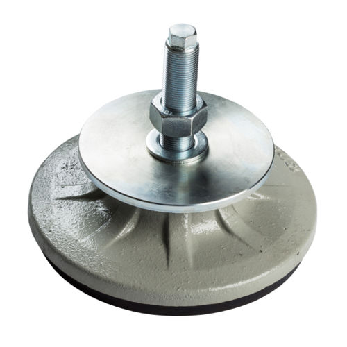 Soporte antivibratorio cilíndrico - MHD - Sunnex Equipment - de caucho / para máquina / de nivelación