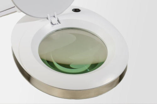 Lupa luz led - SLM  - Sunnex Equipment - sobre brazo articulado / luminosa