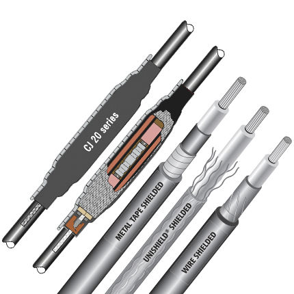 Funda termorretráctil - CJ 20 Series - DSG-CANUSA GmbH - tubular / para cables eléctricos / a prueba de abrasión