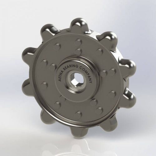 Piñón de cadenas - AG2 series - AETNA - de dientes rectos / de acero / libre