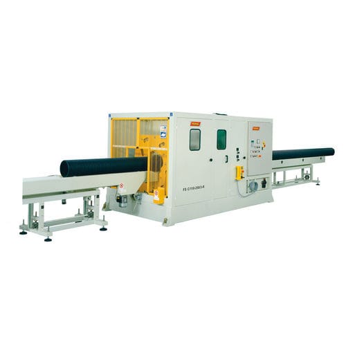 Mortajadora vertical automática - FS series - Baruffaldi Plastic Technology - para tubos de PE