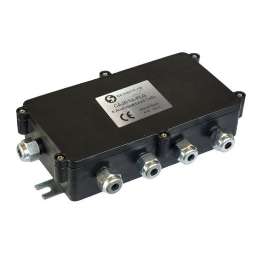 Caja de conexiones para celda de carga - CAJA/D-PLG series - SENSOCAR - montada en superficie / aluminio / con prensaestopas